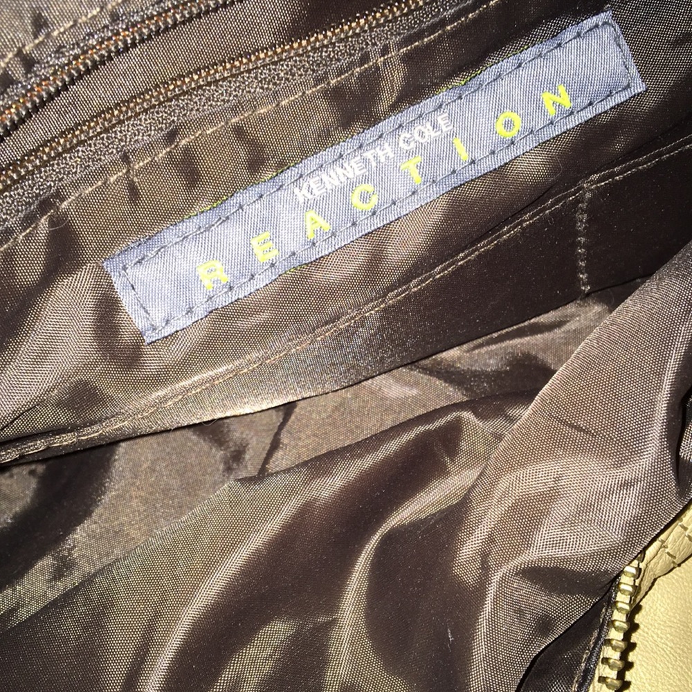 Kenneth Cole Reaction Gold Leather Hobo - Picture 5 of 8